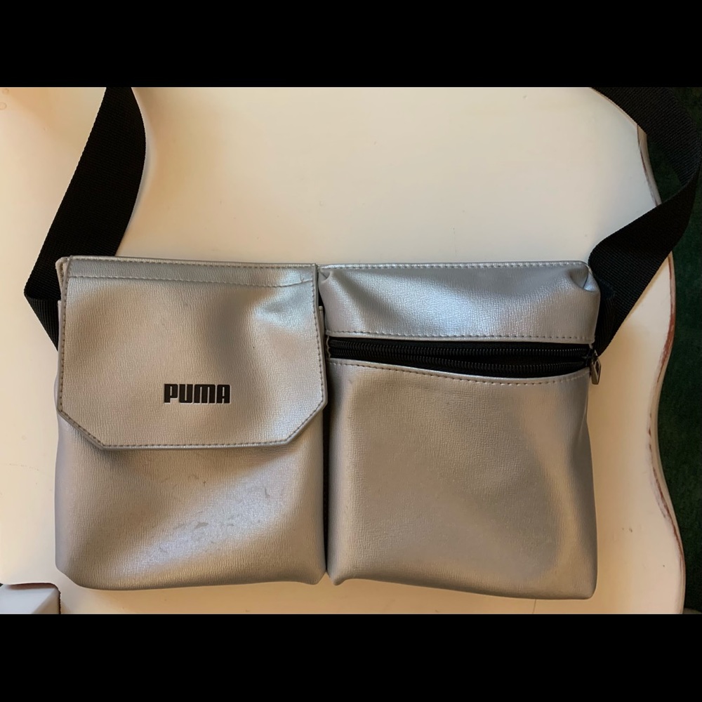Silver Puma Fanny Pack